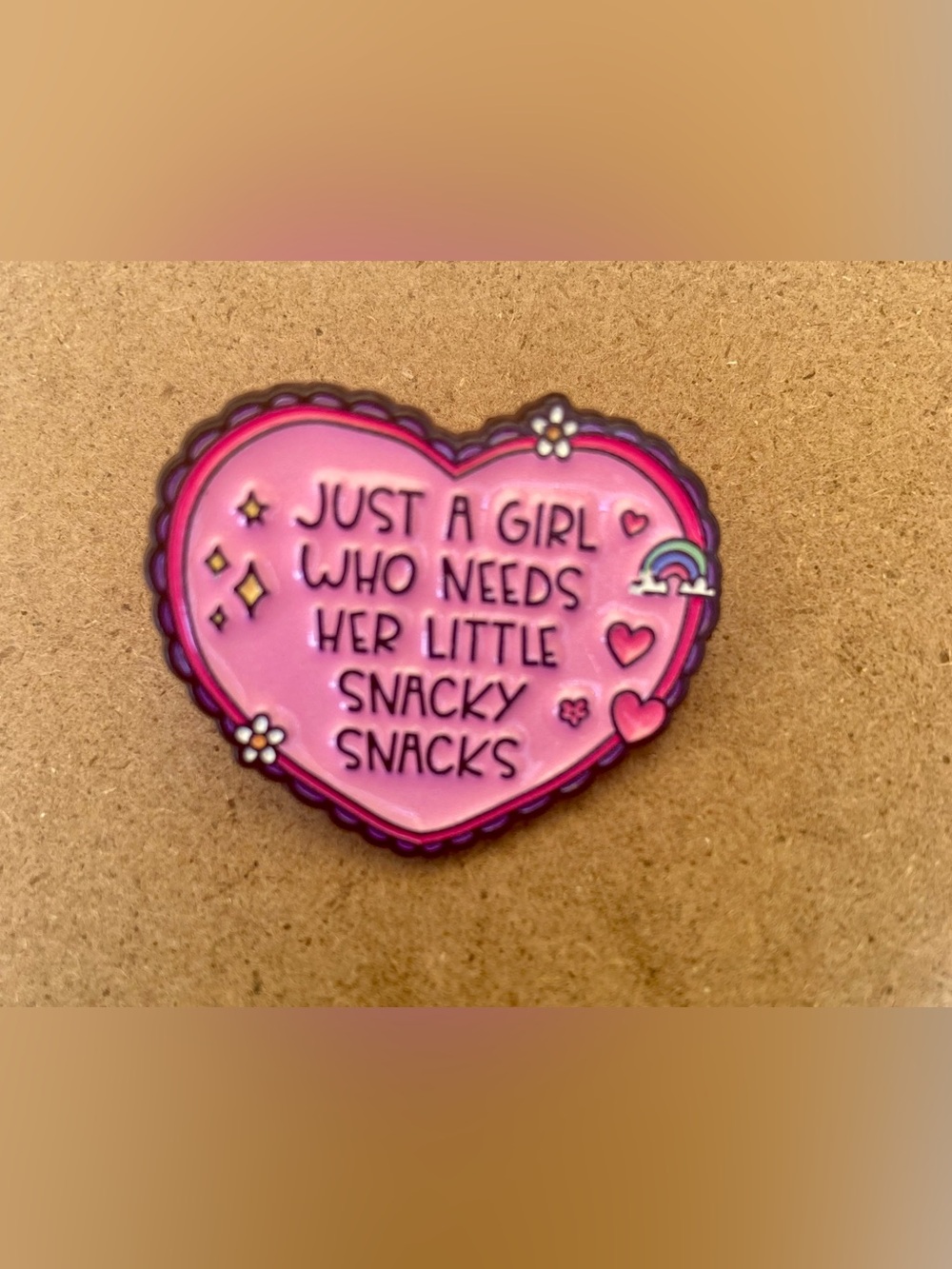 Funny Enamel Pin - Just a Girl